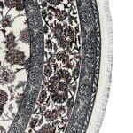 300 x 300cm Persian Nain All Over Design Machine Made Cream Round Rug - Image 3