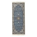 200 x 80cm Persian Design Machine Made Blue Runner Rug