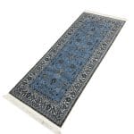 200 x 80cm Persian Afshar Design Beautiful Blue Runner Rug - Image 3