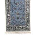 200 x 80cm Persian Afshar Design Beautiful Blue Runner Rug - Image 4