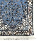 200 x 80cm Persian Design Machine Made Blue Runner Rug - Image 6