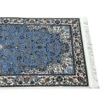 200 x 80cm Persian Design Machine Made Blue Runner Rug - Image 7