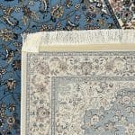 200 x 80cm Persian Design Machine Made Blue Runner Rug - Image 8