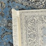 200 x 80cm Persian Afshar Design Beautiful Blue Runner Rug - Image 8