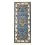 200 x 80cm Nain Medallion Design Blue Runner Rug