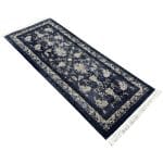 200 x 80cm Persian Floral Design Deep Navy Runner Rug - Image 3