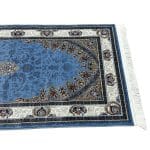 200 x 80cm Nain Medallion Design Blue Runner Rug - Image 7
