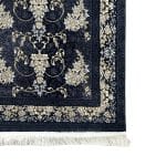 200 x 80cm Persian Floral Design Deep Navy Runner Rug - Image 4