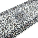 200 x 80cm Persian Nain Design Machine Made Cream Runner Rug - Image 4