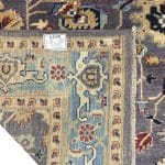 294 x 197cm HandMade Afghan Chobi Veg-Dye Rug – Grey & Blue - Image 6