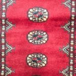 117cm x 79cm Hand Knotted Red Karachi Bokhara – Wool Rug - Image 4