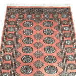 153cm x 92cm Hand Knotted Red Karachi Bokhara – Wool Rug - Image 2