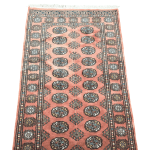 153cm x 92cm Hand Knotted Red Karachi Bokhara – Wool Rug - Image 3