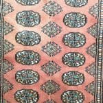 153cm x 92cm Hand Knotted Red Karachi Bokhara – Wool Rug - Image 4