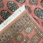 153cm x 92cm Hand Knotted Red Karachi Bokhara – Wool Rug - Image 6