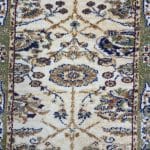 400 x 80cm Heritage-Inspired Luxury White & Cream Runner Rug - Image 3