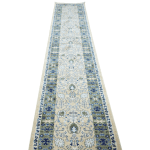 400 x 80cm Heritage-Inspired Luxury Cream Runner Rug - Image 2