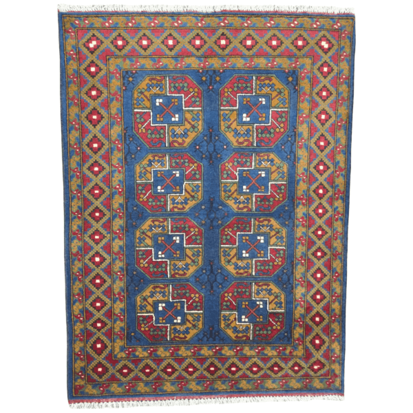 Hand Woven Color Afghan Akche