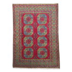 237cm x 168cm Hand Woven Color Afghan Akche