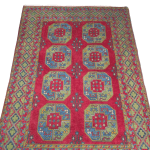 237cm x 168cm Hand Woven Color Afghan Akche - Image 3