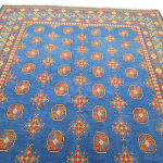 200cm x 147cm Hand Woven Color Afghan Akche - Image 2