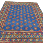 200cm x 147cm Hand Woven Color Afghan Akche - Image 4