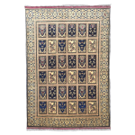 210cm x 146cm Hand Knotted Soft Tone Afghan Chobi – Wool Rug