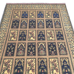 210cm x 146cm Hand Knotted Soft Tone Afghan Chobi – Wool Rug - Image 2