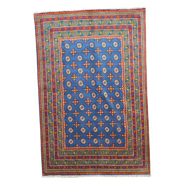 248cm x 168cm Hand Woven Color Afghan Akche