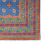 248cm x 168cm Hand Woven Color Afghan Akche - Image 5