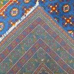 248cm x 168cm Hand Woven Color Afghan Akche - Image 6