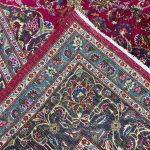 383cm x 290cm Hand Knotted Large Persian Red Kashan Wool Rug - Image 6