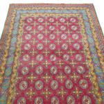 216cm x 147cm Hand Woven Color Afghan Akche - Image 2