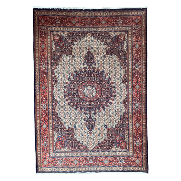 290cm x 200cm Hand Woven Persian Mashad – Wool Rug