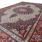290cm x 200cm Hand Woven Persian Mashad – Wool Rug - Image 5