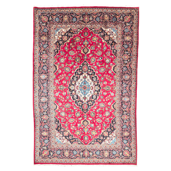 303cm x 200cm Hand-Knotted Classic Kashan – Wool Rug