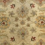 147cm x 73cm Hand Knotted Soft Tone Afghan Chobi – Wool Rug - Image 3