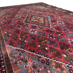 372cm x 265cm Hand-Knotted Persian Joshegan Tribal Rug - Image 5