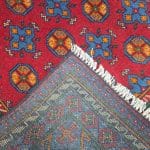 193cm x 148cm Hand Woven Color Afghan Akche - Image 6