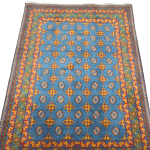 202cm x 151cm Hand Woven Color Afghan Akche - Image 3