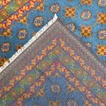 202cm x 151cm Hand Woven Color Afghan Akche - Image 6