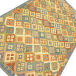 302cm x 200cm Hand Woven Afghan Kilim Rug - Image 2