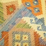 302cm x 200cm Hand Woven Afghan Kilim Rug - Image 5