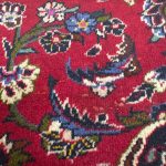 400cm x 295cm Hand Knotted Large Persian Red Kashan Wool Rug - Image 7