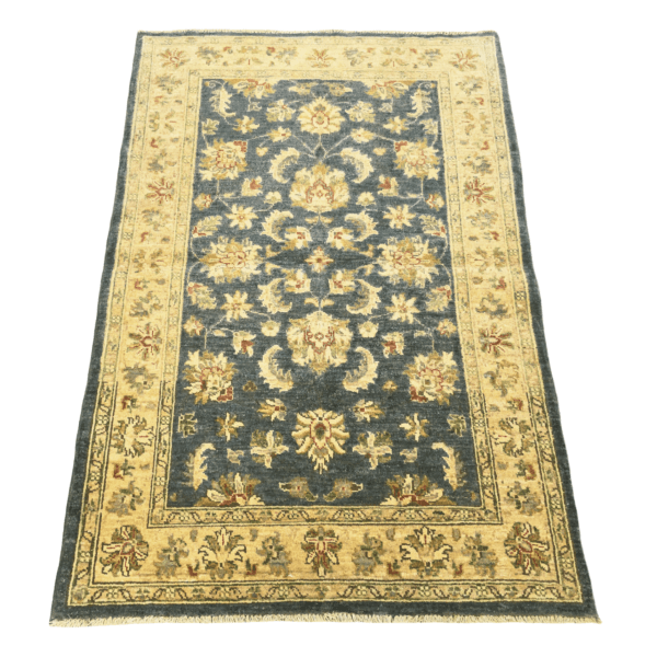 150cm x 100cm Hand Knotted Afghan Chobi Ziegler Wool Rug