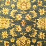 150cm x 100cm Hand Knotted Afghan Chobi Ziegler Wool Rug - Image 3