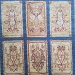 190cm x 115cm Hand Knotted Soft Tone Afghan Chobi – Wool Rug - Image 5