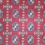198cm x 148cm Hand Woven Color Afghan Akche - Image 3