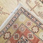 183cm x 122cm Hand Knotted Soft Tone Afghan Chobi – Wool Rug - Image 6