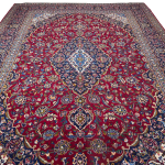 412cm x 300cm Hand Knotted Large Persian Red Kashan Wool Rug - Image 2